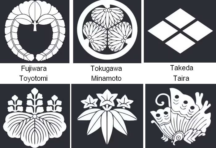 Brasões clãs samurais