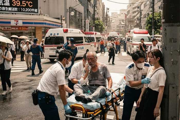Emergências por insolação ultrapassam 10 mil casos em uma semana no Japão