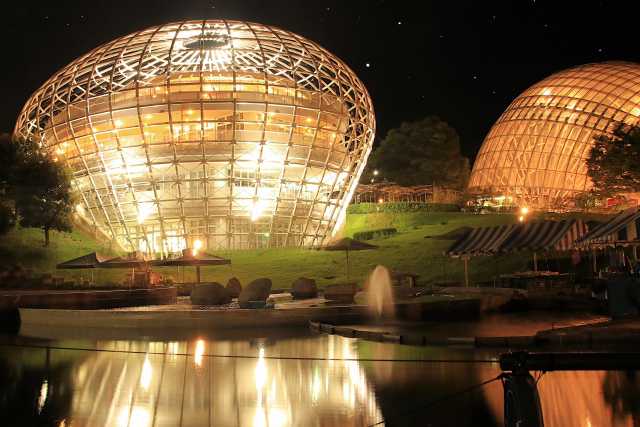 Fuefukigawa Fruit Park é uma das "Três Novas Grandes Paisagens Noturnas do Japão"