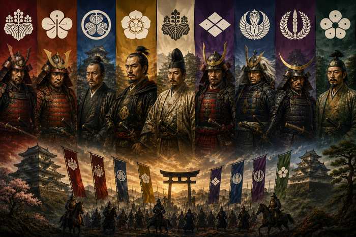 Os clãs mais poderosos da era samurai