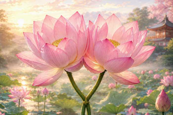 Renri no Hasu: a emocionante lenda da flor de lótus que simboliza o amor eterno no Japão