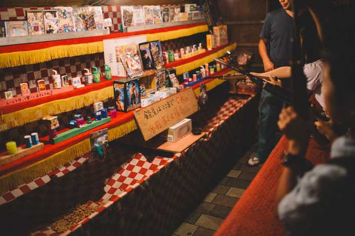 yatai, barraquinhas de comida e jogos em matsuris no Japão