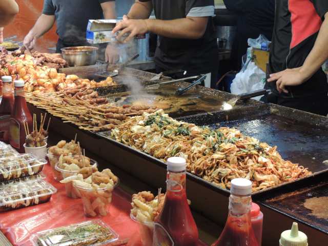 yatai, barraquinhas de comida em matsuris no Japão