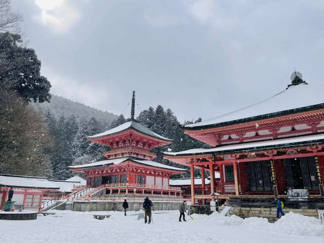 Templo Enryaku-ji no Monte Hiei 