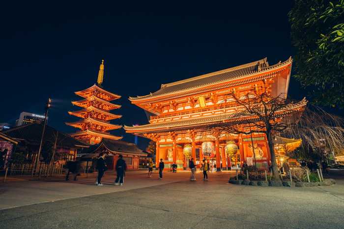 Templo Sensoji em Asakusa em Tóquio
