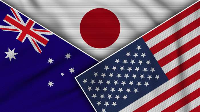 Japão, Austrália e EUA 