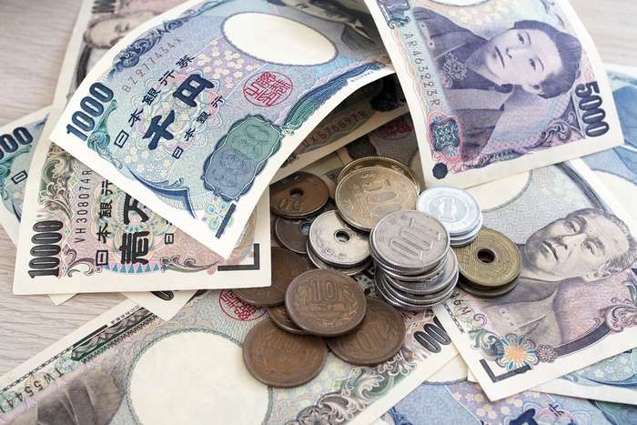 Pagamento em dinheiro no Japão